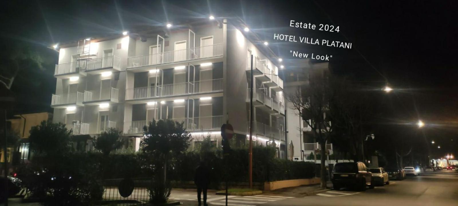 ריצ'יונה Hotel Villa Platani מראה חיצוני תמונה